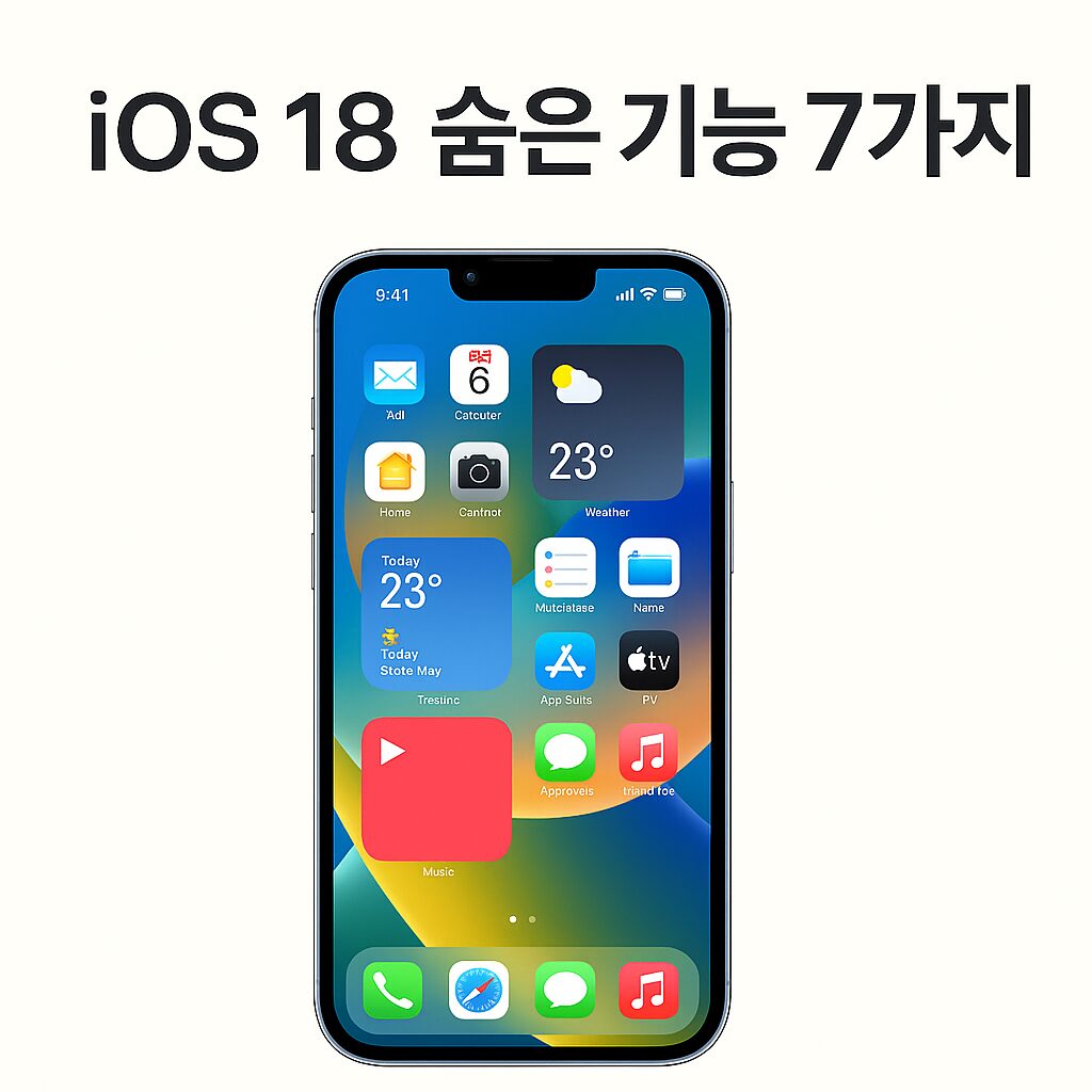 iOS 18 숨은 기능 홈화면 맞춤 설정, 제어 센터, Apple Intelligence