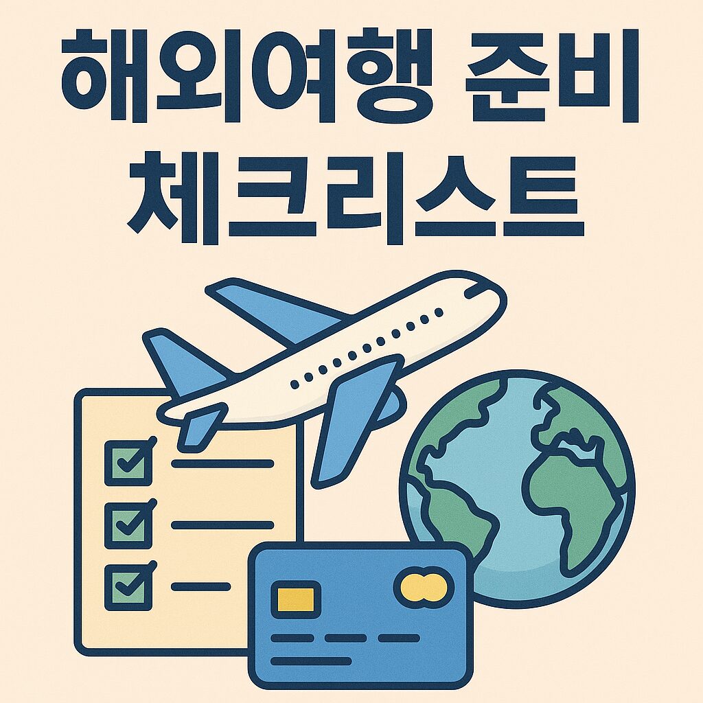 2025 해외여행 준비 체크리스트 대표 이미지